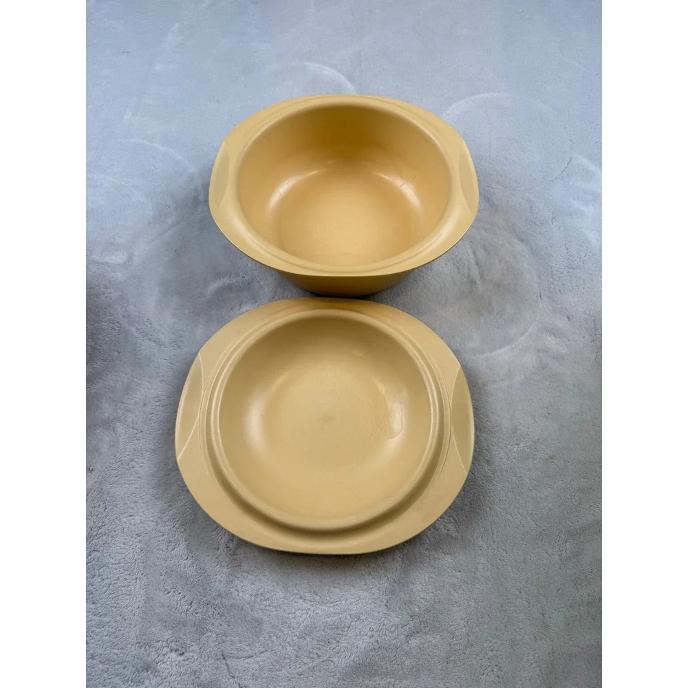Tupperware Vintage Beige Serving Bowl Set Made in‎ France 36544A-1